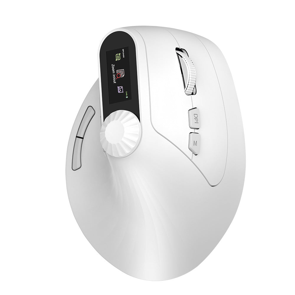 Ratón Ergonómico Inalámbrico Bluetooth — Diseño Vertical Antifatiga