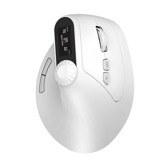 Ratón Ergonómico Inalámbrico Bluetooth — Diseño Vertical Antifatiga