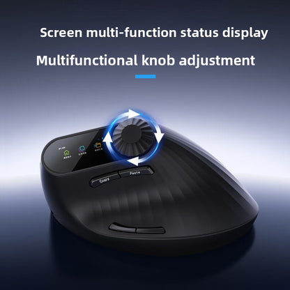 Ratón Ergonómico Inalámbrico Bluetooth — Diseño Vertical Antifatiga